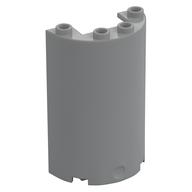 Cylinder Half 2 x 4 x 5 with 1 x 2 cutout (Light Bluish Gray)