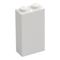 Brick 1 x 2 x 3 with Bottom Stud Holder (White)