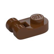 Plate Special 1 x 1 Rounded with Handle (Reddish Brown)