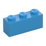 Brick 1 x 3 (Dark Azure)