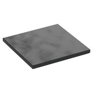 Tile 6 x 6 with Bottom Tubes (Black)