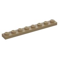 Plate 1 x 8 (Dark Tan)