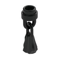 Tassel with 1 x 1 Round Stud (Black)