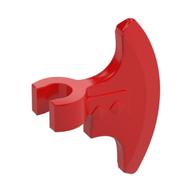 Weapon Axe Head, Clip-on (Viking) [Thick Clip] (Red)