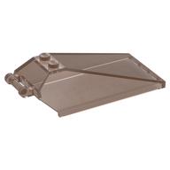 Windscreen 8 x 4 x 2 with Handle and 2 Studs [Solid Studs] [Plain] (Trans-Brown)