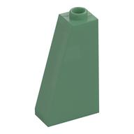 Brick Sloped 75° 2 x 1 x 3 with Hollow Stud (Sand Green)