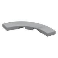 Tile 4 x 4 Curved, Macaroni (Light Bluish Gray)