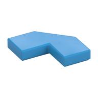 Tile Special 2 x 2 Corner with Cut Corner - Facet (Dark Azure)