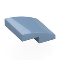 Brick Curved 2 x 2 x 2/3 (Sand Blue)