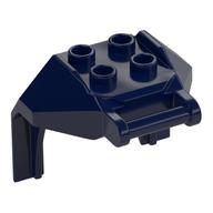 Plate Special, 2 x 2 Studs and Handle, Closed Ends (Mech Chest Plate / Armor) (Dark Blue)