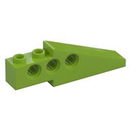 Technic Slope Long 1 x 6 with 3 Pin Holes (Lime)