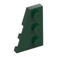 Wedge Plate 3 x 2 Left (Dark Green)