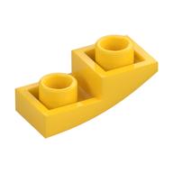 Brick Curved Inverted 2 x 1 (Yellow)