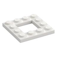 Plate Special 4 x 4 with 2 x 2 Opening (White)