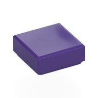 Tile 1 x 1 with Groove (Dark Purple)