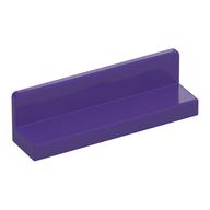 Panel 1 x 4 x 1 with Rounded Corners [Thin Wall] (Dark Purple)