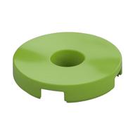 Tile Special Round 2 x 2 with Hole (Lime)