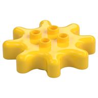 Duplo Gear 4 x 4 - 8 Tooth (Yellow)