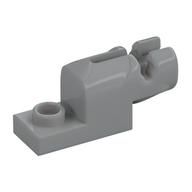 Launcher, Plate Special 1 x 2 with Mini Blaster (Light Bluish Gray)