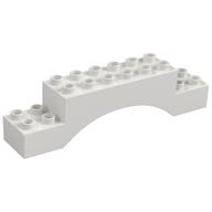 Duplo Brick 2 x 10 x 2 Arch (White)