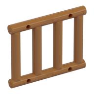 Bar 1 x 4 x 3 [End Tabs] (Medium Nougat)