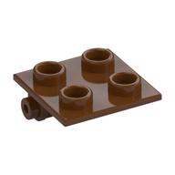 Hinge Brick 2 x 2 Top Plate Thin (Reddish Brown)