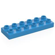 Duplo Plate 2 x 6 (Dark Azure)