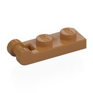 Plate Special 1 x 2 with Handle on End [Closed Ends] (Medium Nougat)