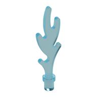 Wave / Flame Rounded with Base Rim (Trans-Light Blue)