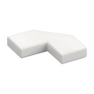 Tile Special 2 x 2 Corner with Cut Corner - Facet (White)