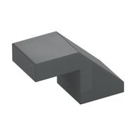 Brick Sloped 45° 2 x 1 with 2/3 Inverted Cutout and no stud (Dark Bluish Gray)