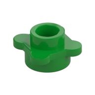 Plant, Flower, Plate Round 1 x 1 with 4 Petals (Bright Green)