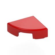 Tile Round 1 x 1 Quarter (Red)