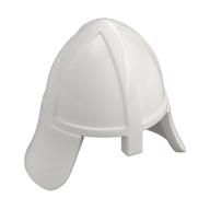 Helmet Castle with Neck Protector (White)