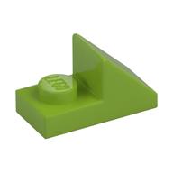 Brick Sloped 45° 2 x 1 with 2/3 Cutout [New Version] (Lime)