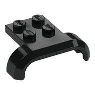 Wheel Arch, Mudguard 3 x 4 with 2 x 2 Plate (Black)