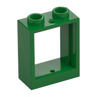 Window 1 x 2 x 2 Flat Front (Green)