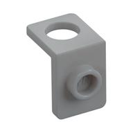 Minifig Neckwear Bracket [One Stud] - Reinforced (Light Bluish Gray)
