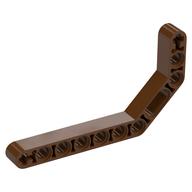 Technic Beam 1 x 11.5 Double Bent Thick (Reddish Brown)