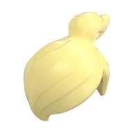 Hair Ponytail Off-center [Plain] (Bright Light Yellow)