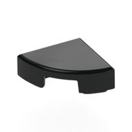 Tile Round 1 x 1 Quarter (Black)