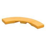 Tile 4 x 4 Curved, Macaroni (Bright Light Orange)