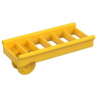 Duplo Ladder with Base Locking Ring, Short (Fire) (Yellow)