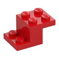 Bracket 3 x 2 x 1 1/3 with Pin Bottom (Red)