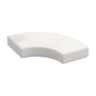 Tile 2 x 2 Curved, Macaroni (White)