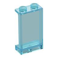 Panel 1 x 2 x 3 [Side Supports / Hollow Studs] (Trans-Light Blue)