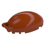 Windscreen 6 x 4 x 2 1/3 Bubble Canopy with Handle (Dark Orange)