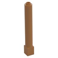 Support Round 1 x 1 x 6 Solid Pillar (Medium Nougat)