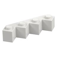 Brick Wedged 4 x 4 Facet (White)