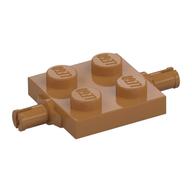 Plate Special 2 x 2 with Wheel Holders (Medium Nougat)